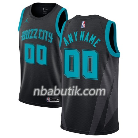 NBA Mænd Trøje Charlotte Hornets Custom 2018-19 Jordan Brand City Edition Sort Swingman NBA Mænd Trøje Charlotte Hornets Custom 2018-19 Jordan Brand City Edition Sort Swingman